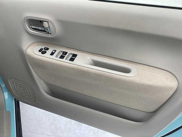 スズキ ラパン X 沖縄県 2015(平27)年 8.6万km フレンチミントPM 純正オーディオ　/(ＡＭ　ＦＭ　ＣＤ　ＡＵＸ)　/ビルトインＥＴＣ　/レーダーブレーキサポート/スマートキー　/プッシュスタート　/シートヒーター　/ＬＥＤヘッドライト　/アイドリングストップ　/オートライト　/オートエアコン/電動格納ミラー　/社外アルミホイール/純正フロアマット