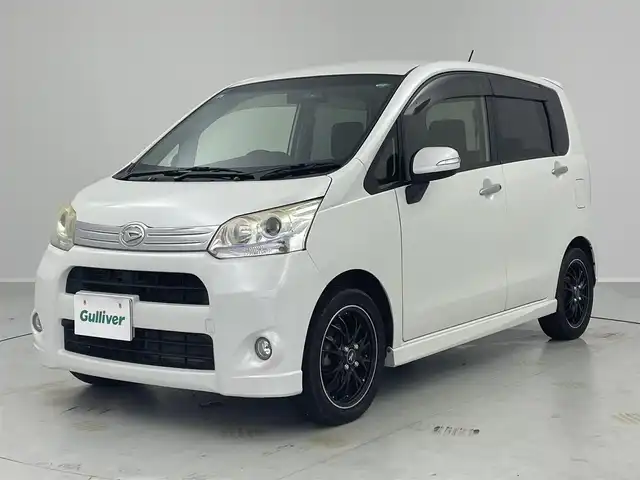 ダイハツ ムーヴ カスタム RS 茨城県 2012(平24)年 5.4万km パールホワイトⅢ SDナビ/　　CD/BT/フルセグ/バックカメラ/HIDオートライト/15インチアルミホイール/ETC/ドライブレコーダー