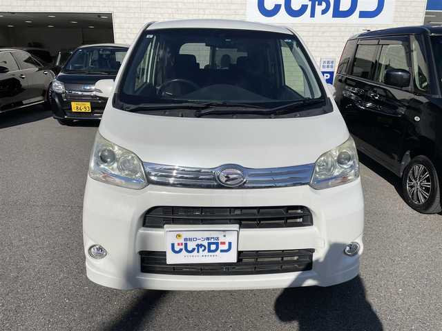 ダイハツ ムーヴ カスタム RS 和歌山県 2012(平24)年 5.4万km パールホワイトⅢ (株)IDOMが運営する【じしゃロン和歌山店】の自社ローン対象車両になります。こちらは現金ご利用時の価格です。/自社ローンご希望の方は別途その旨お申付け下さい。/SDナビ/　　CD/フルセグ/バックカメラ/HIDオートライト/15インチアルミホイール/ETC/ドライブレコーダー/Bluetooth/電動格納ミラー