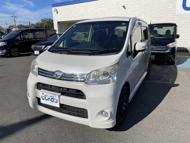 ダイハツ ムーヴ カスタム RS 和歌山県 2012(平24)年 5.4万km パールホワイトⅢ (株)IDOMが運営する【じしゃロン和歌山店】の自社ローン対象車両になります。こちらは現金ご利用時の価格です。/自社ローンご希望の方は別途その旨お申付け下さい。/SDナビ/　　CD/フルセグ/バックカメラ/HIDオートライト/15インチアルミホイール/ETC/ドライブレコーダー/Bluetooth/電動格納ミラー