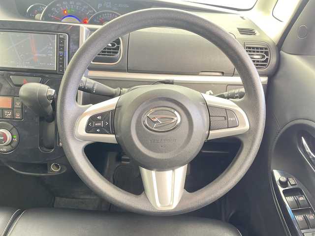 ダイハツ タント カスタムX トップED LTD SAⅢ 愛知県 2018(平30)年 8.6万km ブラックマイカメタリック 純正ナビ/・Bluetooth/・CD/DVD/・ワンセグテレビ/全方位モニター/シートヒーター/ハーフレザーシート/両側パワースライドドア/衝突軽減ブレーキ/レーンキープアシスト/オートマチックハイビーム/前方ドライブレコーダー/スマートキー