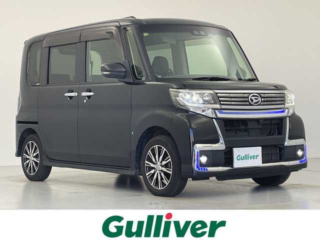 ダイハツ タント カスタムX トップED LTD SAⅢ 愛知県 2018(平30)年 8.6万km ブラックマイカメタリック 純正ナビ/・Bluetooth/・CD/DVD/・ワンセグテレビ/全方位モニター/シートヒーター/ハーフレザーシート/両側パワースライドドア/衝突軽減ブレーキ/レーンキープアシスト/オートマチックハイビーム/前方ドライブレコーダー/スマートキー