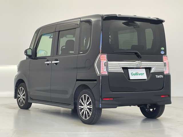 ダイハツ タント カスタムX トップED LTD SAⅢ 愛知県 2018(平30)年 8.6万km ブラックマイカメタリック 純正ナビ/・Bluetooth/・CD/DVD/・ワンセグテレビ/全方位モニター/シートヒーター/ハーフレザーシート/両側パワースライドドア/衝突軽減ブレーキ/レーンキープアシスト/オートマチックハイビーム/前方ドライブレコーダー/スマートキー