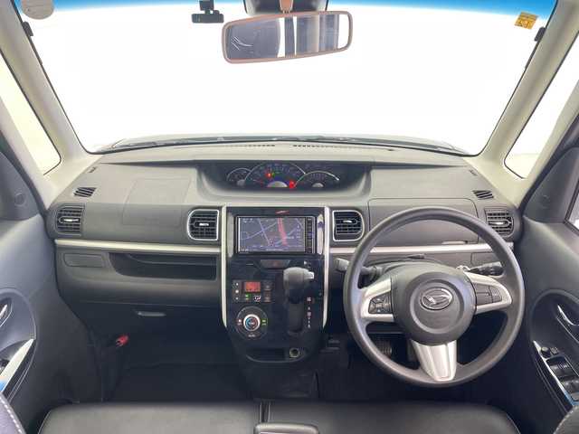 ダイハツ タント カスタムX トップED LTD SAⅢ 愛知県 2018(平30)年 8.6万km ブラックマイカメタリック 純正ナビ/・Bluetooth/・CD/DVD/・ワンセグテレビ/全方位モニター/シートヒーター/ハーフレザーシート/両側パワースライドドア/衝突軽減ブレーキ/レーンキープアシスト/オートマチックハイビーム/前方ドライブレコーダー/スマートキー