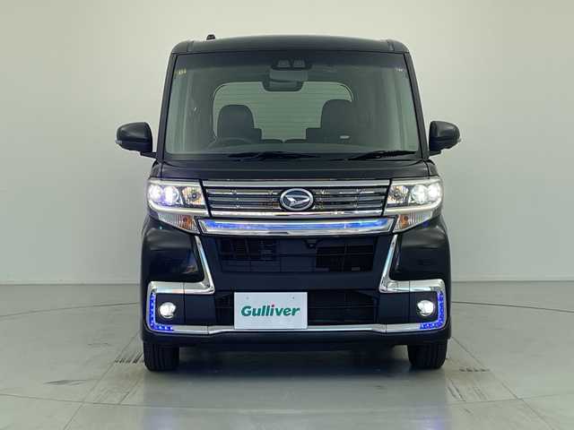 ダイハツ タント カスタムX トップED LTD SAⅢ 愛知県 2018(平30)年 8.6万km ブラックマイカメタリック 純正ナビ/・Bluetooth/・CD/DVD/・ワンセグテレビ/全方位モニター/シートヒーター/ハーフレザーシート/両側パワースライドドア/衝突軽減ブレーキ/レーンキープアシスト/オートマチックハイビーム/前方ドライブレコーダー/スマートキー