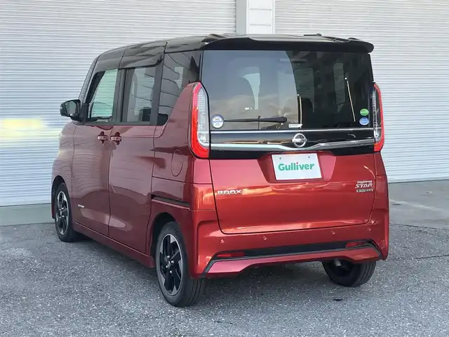 日産 ルークス HWS X プロパイロットED 高知県 2021(令3)年 3万km スパークリングレッド/ブラック 純正SDナビ/ワンオーナー/ユーザー買取/プロパイロット/アラウンドビューモニター/両側パワースライドドア/LEDヘッドライト/スマートキー/コーナーセンサー/バックカメラ/全方位カメラ/フルセグテレビ/Bluetooth接続/純正アルミホイール