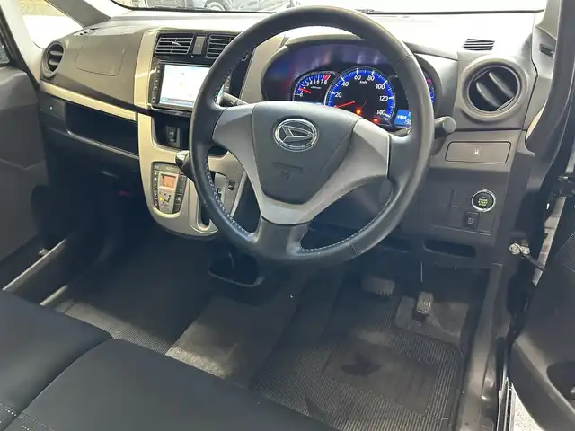 ダイハツ ムーヴ カスタム X LTD 滋賀県 2013(平25)年 5.4万km ブラックマイカメタリック ガソリン/2WD(FF)/CVT/純正ナビ/(FM/AM/CD/ワンセグ/AUX/USB)/バックカメラ/ブレーキアシスト	/電動格納ミラー/アイドリングストップ/革巻きステアリング/オートライト/LEDヘッドライト/フロントフォグ/フルオートエアコン/純正フロアマット/スマートキー/ドアバイザー