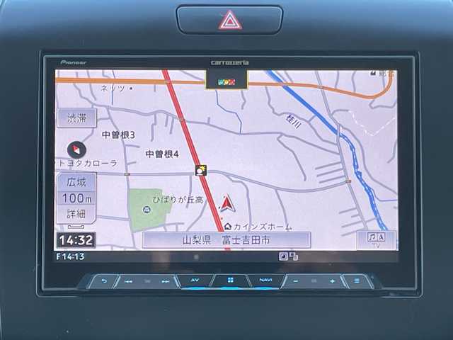 ホンダ フリード ハイブリット G ホンダセンシング 山梨県 2019(平31)年 5.8万km プレミアムスパークルブラックパール 社外カロッツェリアナビ　/フルセグ　/バックカメラ　/ETC　/両側パワースライドドア　/純正15インチアルミホイール　/ハーフレザーシート　/革巻きステアリング　/クルーズコントロール　/LEDライト