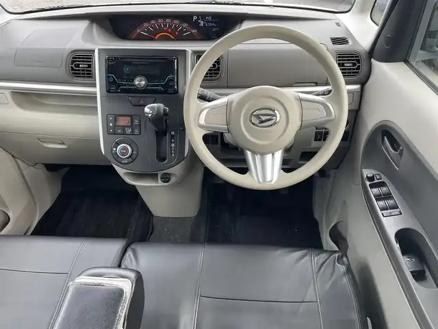 ダイハツ タント X SA 福島県 2014(平26)年 6.7万km パールホワイトⅢ ４WD/両側パワースライドドア /アイドリングストップ/プッシュスタート/スマートキー/社外オーデイオ/レザー調シートカバー/ワンオーナー