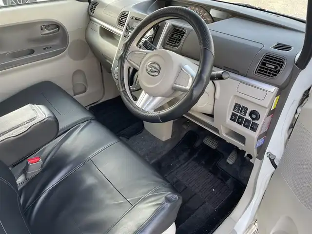 ダイハツ タント X SA 福島県 2014(平26)年 6.7万km パールホワイトⅢ ４WD/両側パワースライドドア /アイドリングストップ/プッシュスタート/スマートキー/社外オーデイオ/レザー調シートカバー/ワンオーナー