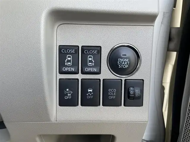 ダイハツ タント X SA 福島県 2014(平26)年 6.7万km パールホワイトⅢ ４WD/両側パワースライドドア /アイドリングストップ/プッシュスタート/スマートキー/社外オーデイオ/レザー調シートカバー/ワンオーナー