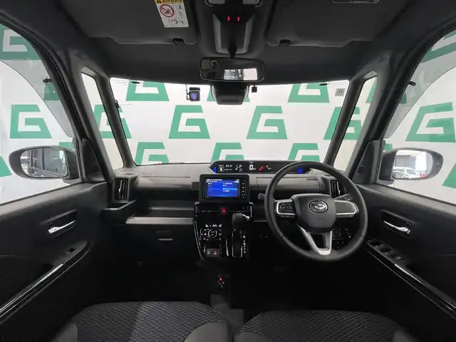 ダイハツ タント カスタム RS 鹿児島県 2024(令6)年 1.5万km クロムグレーメタリック 禁煙車/社外ナビ（Bluetooth/フルセグTV/CD・DVD）/バックカメラ/ハーフレザーシート/両側パワースライドドア/スマートアシスト/電動パーキングブレーキ/オートブレーキホールド/ＥＴＣ/電格ミラー/フォグランプ/ＬＥＤヘッドライト/オートライト/オートマチックハイビーム/本革巻きステアリング/ドアバイザー/純正１５インチアルミホイール/スマートキー/プッシュスタート