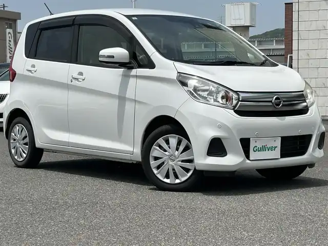 日産 デイズ X 広島県 2019(平31)年 2.9万km ホワイトパール ＥＴＣ/衝突軽減ブレーキ/フロアマット純正/全方位モニター/ABS/横滑り防止装置/アイドリングストップ/コーナーセンサー前後/プッシュスタート/エアバッグW/スペアキー×１/保証書/取扱説明書