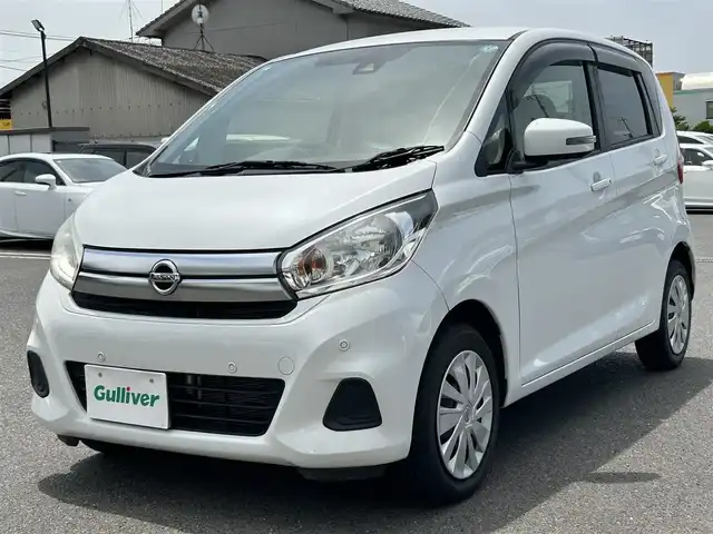 日産 デイズ X 広島県 2019(平31)年 2.9万km ホワイトパール ＥＴＣ/衝突軽減ブレーキ/フロアマット純正/全方位モニター/ABS/横滑り防止装置/アイドリングストップ/コーナーセンサー前後/プッシュスタート/エアバッグW/スペアキー×１/保証書/取扱説明書
