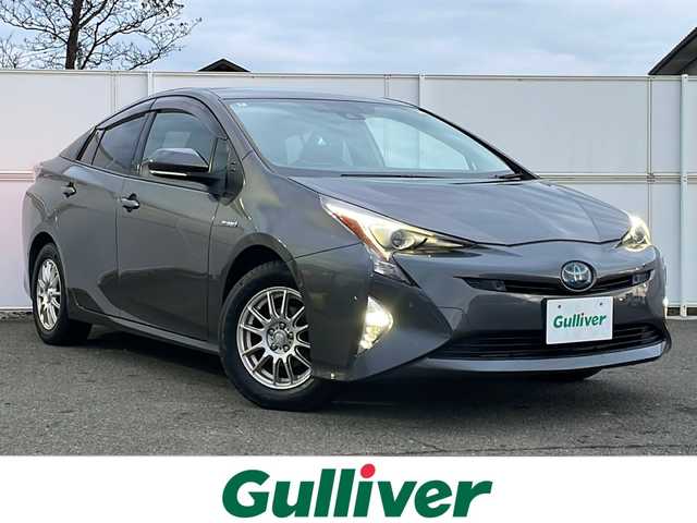 トヨタ プリウス A 岩手県 2016(平28)年 14.6万km グレーメタリック ４ＷＤ　寒冷地仕様　ＳＤナビ　ＢＴ　ＣＤ　ＤＶＤ　バックＣ　オートＬＥＤライト　オートマチックハイビーム　ビルトインＥＴＣ　パーキングアシスト　クルーズコントロール　前後コーナーセンサー　スマートキー