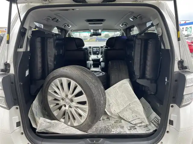 トヨタ ヴェルファイア 2．4Z Gエディション 長崎県 2013(平25)年 9.6万km パール 純正メモリナビ/CD/DVD/BT/フルセグTV/バックカメラ/純正フリップダウンモニター/両側パワースライドドア/クルーズコントロール/革調シートカバー/前席パワーシート/D席メモリーシート/モデリスタエアロ/パワーバックドア/ドライブレコーダー前後/社外レーダー/室内灯LEDヘッドライト/LEDヘッドライト/純正AW積み込み