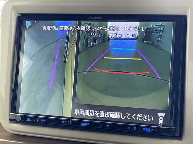 スズキ ラパン S 岐阜県 2020(令2)年 6.3万km シフォンアイボリーメタリック 社外8インチSDナビ（MDV-S707L)/フルセグ/BT/USB/DVD/全方位モニター/ビルトインETC/スズキセーフティサポート/デュアルセンサーブレーキ/車線逸脱警報機能/コーナーセンサー/運転席シートヒーター/アイドリングストップ/LEDオートライト/サイドバイザー/純正フロアマット/スマートキー