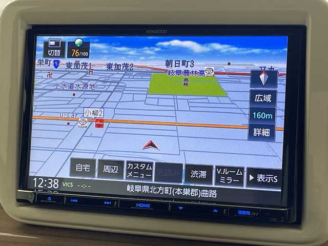 スズキ ラパン S 岐阜県 2020(令2)年 6.3万km シフォンアイボリーメタリック 社外8インチSDナビ（MDV-S707L)/フルセグ/BT/USB/DVD/全方位モニター/ビルトインETC/スズキセーフティサポート/デュアルセンサーブレーキ/車線逸脱警報機能/コーナーセンサー/運転席シートヒーター/アイドリングストップ/LEDオートライト/サイドバイザー/純正フロアマット/スマートキー