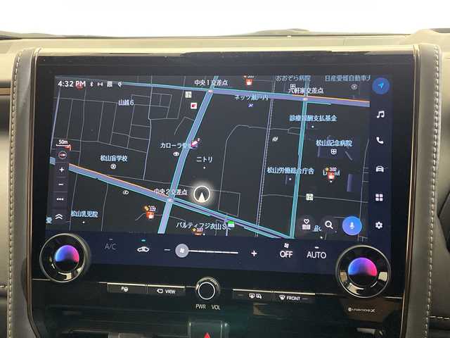 トヨタ ヴェルファイア ハイブリット Z プレミア 愛媛県 2024(令6)年 0.7万km スパークリングブラックパールクリスタルシャイン トヨタセーフティーセンス/左右独立ムーンルーフ/14インチディスプレイオーディオ/フルセグTV　AppleCarPlay AndroidAuto/Bluetooth/シートヒーター/全周囲カメラ/アダプティブクルーズコントロール/ブラインドスポットモニター/デジタルインナーミラー/パワーバックドア/エグゼクティブパワーシート（プレミアムナッパ本革シート表皮）/パワーオットマン/大型アームレスト（カップホルダー各席1個）/折り畳み式サイドテーブル/快適温熱シート