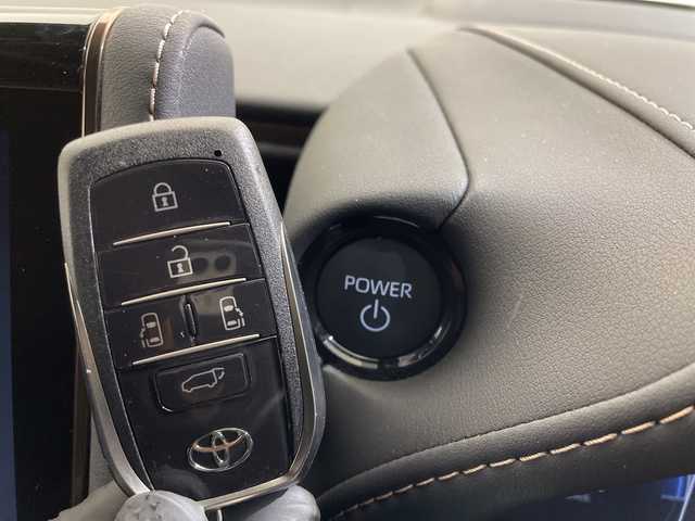 トヨタ ヴェルファイア ハイブリット Z プレミア 愛媛県 2024(令6)年 0.7万km スパークリングブラックパールクリスタルシャイン トヨタセーフティーセンス/左右独立ムーンルーフ/14インチディスプレイオーディオ/フルセグTV　AppleCarPlay AndroidAuto/Bluetooth/シートヒーター/全周囲カメラ/アダプティブクルーズコントロール/ブラインドスポットモニター/デジタルインナーミラー/パワーバックドア/エグゼクティブパワーシート（プレミアムナッパ本革シート表皮）/パワーオットマン/大型アームレスト（カップホルダー各席1個）/折り畳み式サイドテーブル/快適温熱シート