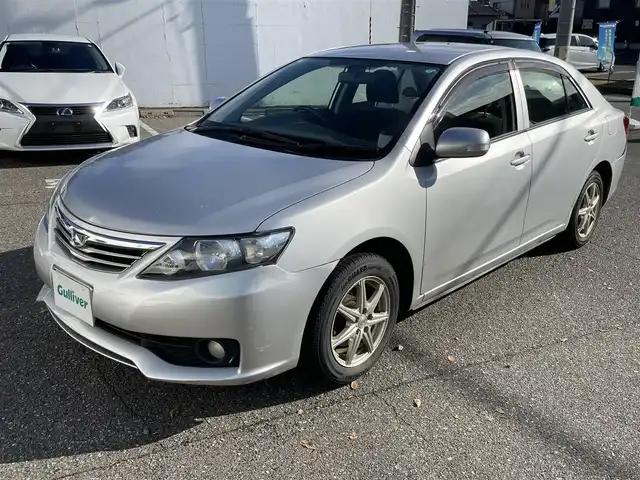 トヨタ アリオン A18 新潟県 2012(平24)年 8.1万km シルバーM ワンオーナー/メモリナビ/ワンセグテレビ/社外ホイールスタッドレスタイヤ装着/純正ホイール車載/ウィンカーミラー/ドアバイザー/純正フロアマット/電動格納ドアミラー