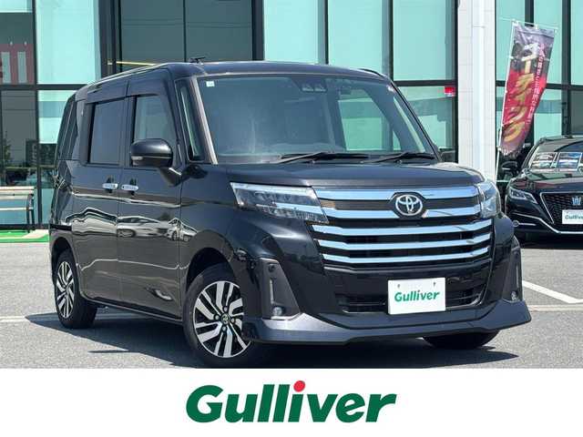 トヨタ ルーミー カスタムG 奈良県 2020(令2)年 1万km ブラックマイカメタリック 社外SDナビ　/ワンセグ　/Bluetooth　/バックカメラ　/ETC　/前後ドライブレコーダー　/社外フロアマット　/両側パワースライドドア　/純正アルミホイール　/衝突被害軽減ブレーキ　/オートLEDライト