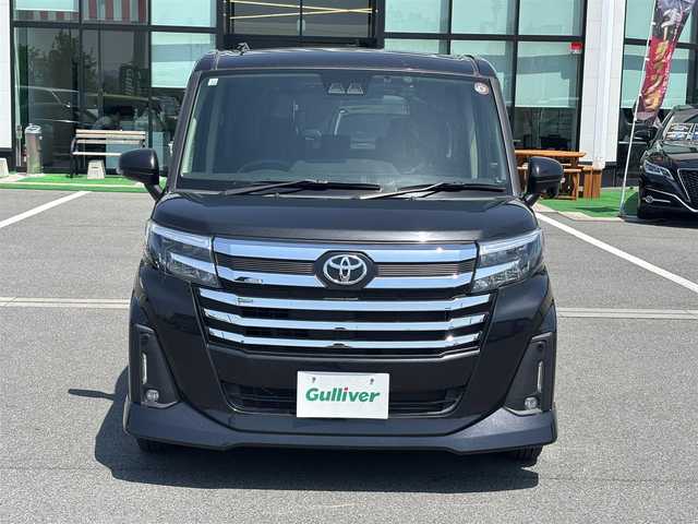 トヨタ ルーミー カスタムG 奈良県 2020(令2)年 1万km ブラックマイカメタリック 社外SDナビ　/ワンセグ　/Bluetooth　/バックカメラ　/ETC　/前後ドライブレコーダー　/社外フロアマット　/両側パワースライドドア　/純正アルミホイール　/衝突被害軽減ブレーキ　/オートLEDライト