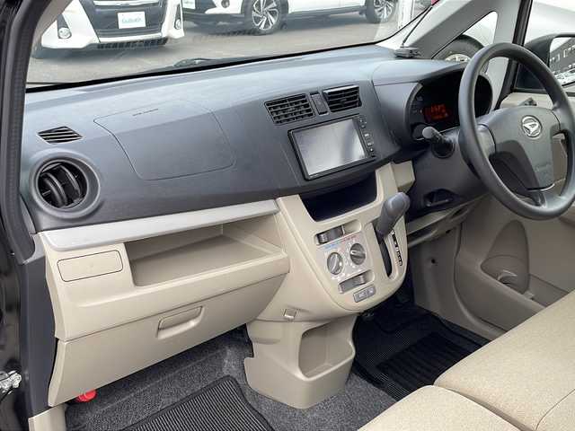 ダイハツ ムーヴ L SA 道北・旭川 2013(平25)年 7.9万km ブラックマイカメタリック 純正ナビCD/1セグ/USB/衝突軽減ブレーキ/横滑り防止/スペアキー/純正フロアマット/ドアバイザー/純正アルミホイール冬タイヤ積込/フォグ/保証書・取説