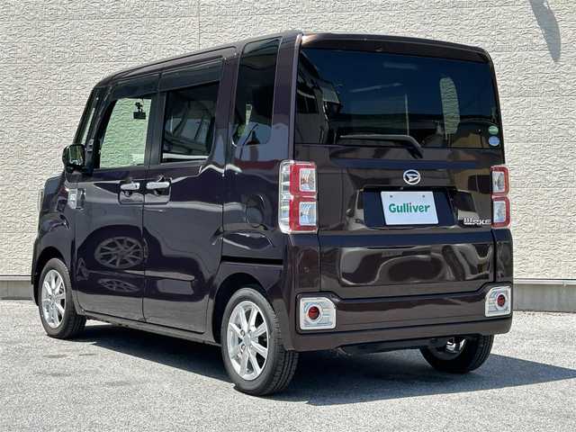 ダイハツ ウェイク L リミテッド SAⅢ 滋賀県 2019(平31)年 3.3万km プラムブラウンクリスタルマイカ 社外ナビ/　【AM・FM/Bluetooth/CD/ワンセグTV】/バックカメラ　【全方位】/両側パワースライドドア/アイドリングストップ/コーナーセンサー/横滑り防止システム/衝突軽減防止システム/LEDヘッドライト/Autoハイビーム/電格ミラー/プッシュスタート/ドライブレコーダー