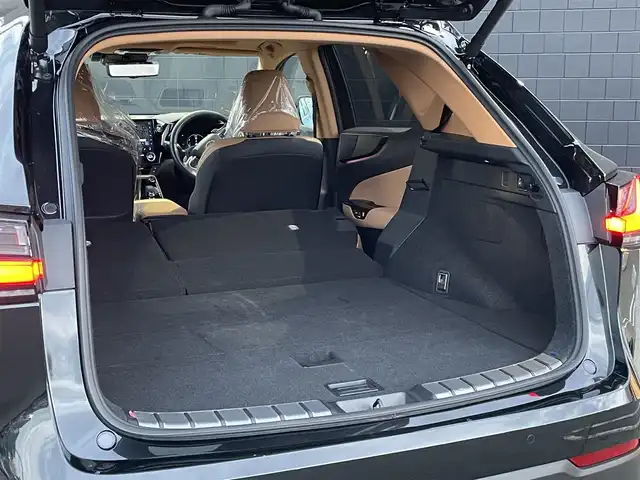 レクサス ＮＸ 350h バージョンL 埼玉県 2023(令5)年 0.8万km グラファイトブラックガラスフレーク ワンオーナー/ガラスムーンルーフ/衝突被害軽減ブレーキ/レーンキープアシスト/ブラウンレザーシート/エアシート＆シートヒーター/純正ナビ/・Miracast/BT/USB/ETC2.0/ヘッドアップディスプレイ/・フルセグテレビ/電動格納サードシート/プッシュスタート/LEDヘッドライト/オートヘッドライト/オートマチックハイビーム/ダウンヒルアシストコントロール