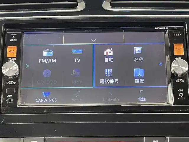 日産 セレナ ハイウェイスター Sハイブリッド 愛知県 2014(平26)年 9.2万km ブリリアントホワイトパール 純正ナビ　/（Bluetooth/FM/AM/地デジ/SD)/アラウンドビューモニター　/衝突軽減ブレーキ　/前後ドライブレコーダー　/ビルトインＥＴＣ　/片側パワースライドドア　/コーナーセンサー　/後席サンシェード　/純正フロアマット　/アイドリングストップ/プッシュスタート/　　-スマートキー