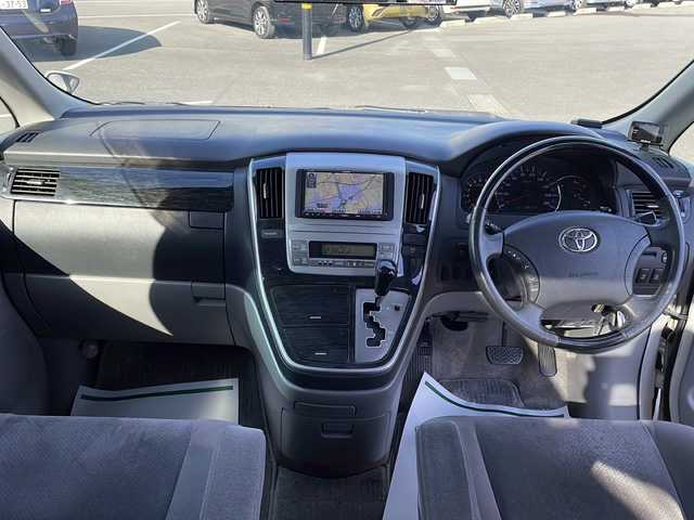 トヨタ アルファード Ｇ MS LTD 茨城県 2005(平17)年 14万km ホワイトパールマイカ 社外SDナビ(Bluetooth/バックカメラ/フルセグTV/CD/DVD)/サンルーフ/盗難防止装置/冷房WAC/スペアキー/3列シート/純正フロアマット/両側パワースライドドア/ETC