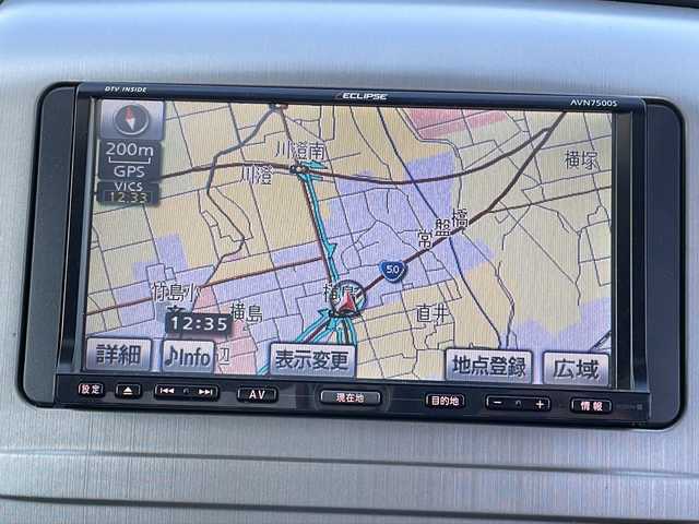 トヨタ アルファード Ｇ MS LTD 茨城県 2005(平17)年 14万km ホワイトパールマイカ 社外SDナビ(Bluetooth/バックカメラ/フルセグTV/CD/DVD)/サンルーフ/盗難防止装置/冷房WAC/スペアキー/3列シート/純正フロアマット/両側パワースライドドア/ETC