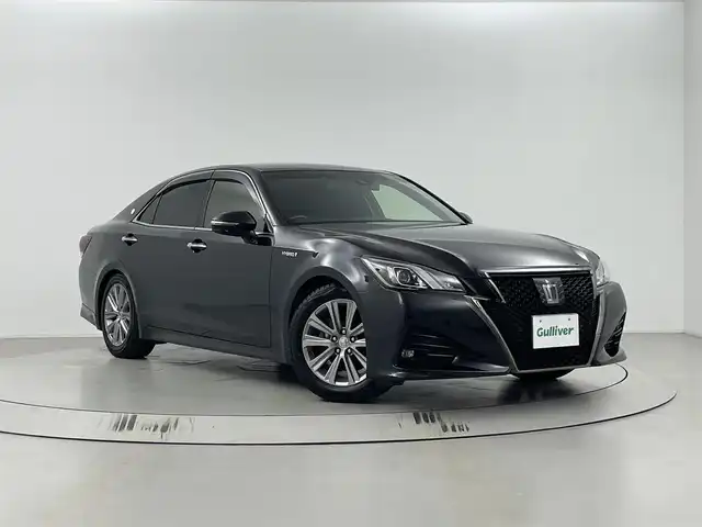 トヨタ クラウン ハイブリッド アスリートSJ-フロンティアLTD 埼玉県 2018(平30)年 6.2万km プレシャスブラックパール 純正８インチメーカーナビ　/バックカメラ　/トヨタセーフティーセンス　/レーダークルーズコントロール　/オートマティックハイビーム　/オートＬＥＤライト　/後車高調　/純正サスペンション積み込み　/社外前後ドラレコ
