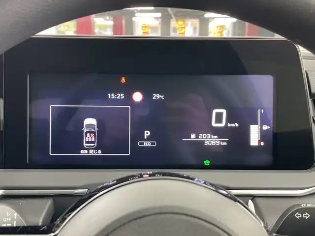 日産 ノート X 愛知県 2024(令6)年 0.3万km ダークメタルグレー 禁煙車/純正9インチナビ/（AM/FM/Bluetooth/フルセグTV)/バックカメラ/エマージェンシーブレーキ/車線逸脱警報システム/クリアランスソナー/ETC/前後ドライブレコーダー/スマートキー/スペアキー有/電子パーキング/プッシュスタート/フロアマット/横滑り防止装置/LEDヘッドライト