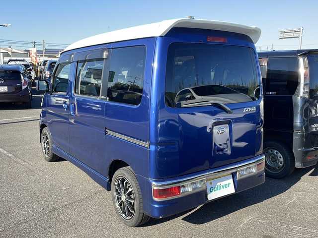 ダイハツ アトレー ワゴン カスタム ターボ RS 新潟県 2008(平20)年 14.9万km ブルーメタリック 4WD/ワンオーナー/冬タイヤ積載/車内ルーフラック/保証書/取扱説明書