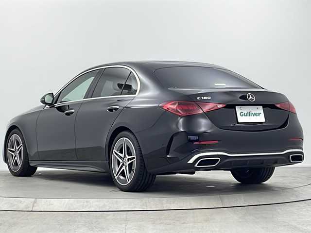 メルセデス・ベンツ Ｃ１８０ アバンギャルド AMGライン 大阪府 2023(令5)年 1.7万km 黒 MBUXARナビ/【フルセグTV/Bluetooth/FM/AM】/サンルーフ/ブラインドスポットモニター(BSM)/HUD/全方位カメラ/パーキングアシスト/レーダークルーズコントロール/レーダーセーフティ/黒革シート/パワーシート/シートヒーター/パドルシフト/ETC/保証書/取扱説明書/点検記録簿/スペアキー1本