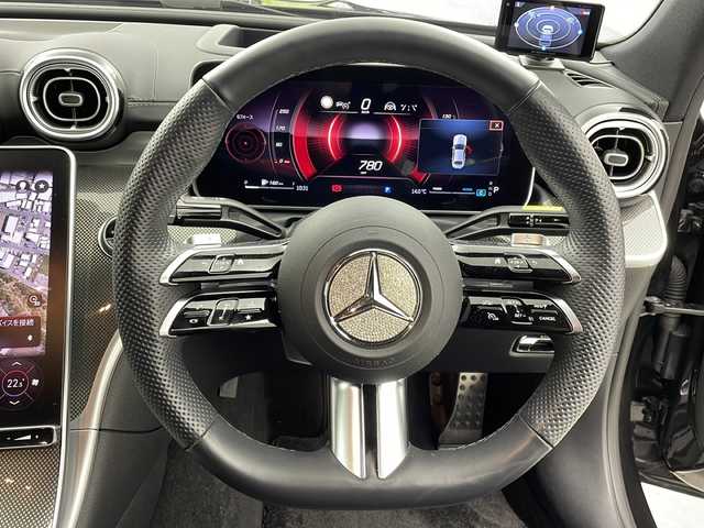 メルセデス・ベンツ Ｃ１８０ アバンギャルド AMGライン 大阪府 2023(令5)年 1.7万km 黒 MBUXARナビ/【フルセグTV/Bluetooth/FM/AM】/サンルーフ/ブラインドスポットモニター(BSM)/HUD/全方位カメラ/パーキングアシスト/レーダークルーズコントロール/レーダーセーフティ/黒革シート/パワーシート/シートヒーター/パドルシフト/ETC/保証書/取扱説明書/点検記録簿/スペアキー1本