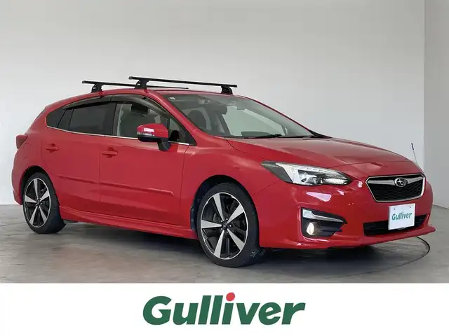 スバル インプレッサ スポーツ 2．0i－S アイサイト 埼玉県 2017(平29)年 3.2万km ピュアレッド 純正８インチナビ　バックカメラ　レーダークルーズコントロール　ＢＳＭ　ＥＴＣ　ＬＥＤヘッドライト　パドルシフト　パワーシート　前後ドライブレコーダー　オートライト　プッシュスタート　スマートキー