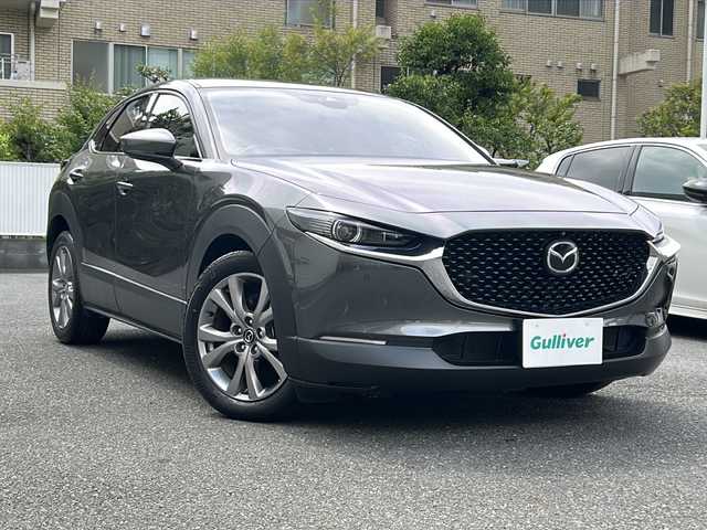 マツダ ＣＸ－３０ 20S プロアクティブツーリングセレ 埼玉県 2020(令2)年 1.9万km マシーングレープレミアムM 登録時18536km/ワンオーナー/純正SDナビ（C9KAV6580）/・FM/AM/BT/フルセグTV/CD/DVD/全周囲カメラ/前方ドライブレコーダー/スマートブレーキサポート/横滑り防止装置/パーキングセンサー/接近車両検知システム/ペダル操作警告/標識警報/ブラインドスポットモニタリング/レーンキープアシスト/レーダークルーズコントロール/ヘッドアップディスプレイ/電動リアゲート/純正18インチAW/ビルトインETC/パワーシート（D席）/メモリーシート/シートヒーター（D＋N席）/オートライト/オートハイビーム/パドルシフト/ステアリングリモコン/ステアリングヒーター/オートワイパー/電動格納ミラー/ウィンカーミラー/AAC/MTモード付AT/USB入力端子/W＋サイドエアバック/純正フロアマット/スマートキー×２/保証書/取扱説明書