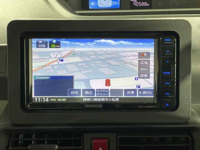 ダイハツ タント X スペシャル 神奈川県 2020(令2)年 4.1万km ブラックマイカメタリック 社外７型メモリーナビゲーション【MDV-D3088TW】/ワンセグ　CD DVD　SD　USB　iPod　Bluetooth　SMARTUSEN　AUX　AM FM/スマートアシスト/衝突回避支援ブレーキ機能/衝突警報/誤発進抑制機能/車線逸脱警報機能/先行車発進お知らせ機能/標識認識機能/オートハイビーム/前後ソナー/アイドリングストップ/ステアリングスイッチ/運転席ロングスライド機能/PWRモード/ロールサンシェード【スライドドア】/社外前後ドライブレコーダー/プッシュスタート/スマートキー/純正リアスポイラー/LEDヘッドランプ/オートライト/電格ミラー/スペアキー