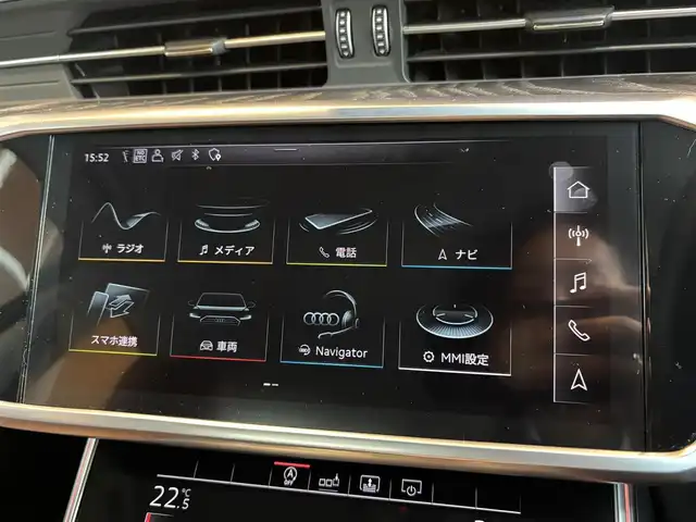 アウディ Ａ６ 45TFSIクワトロスポーツ 宮城県 2021(令3)年 2.5万km グレイシアホワイトメタリック マトリクスLEDヘッドライトパッケージ/バーチャルコクピット/MMIナビ/フルセグTV/ACC/パーキングエイド/シートヒーター全席/シートベンチレーションD/N/D/Nパワーシート/茶革シート/ドライバーアシスト/置くだけ充電/スペアキ－/取扱説明書