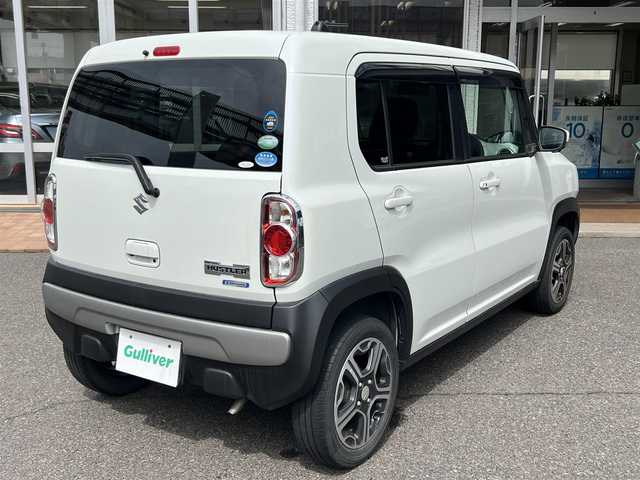 スズキ ハスラー X 長崎県 2016(平28)年 6.5万km クリスタルホワイトP 純正メモリナビ/　・DVD・USB・Bluetooth・フルセグTV/アラウンドビューカメラ/デュアルカメラブレーキサポート/　・衝突軽減システム・車線逸脱警報・先行車発進お知らせ/ETC/Sエネチャージ/アイドリングストップ/純正15インチアルミホイール/純正HIDヘッドライト/純正フォグライト/オートライト/前席シートヒーター/革巻きステアリング/ステアリングスイッチ/純正フロアマット/純正ドアバイザー/電動オート格納ウインカー付ドアミラー/取扱説明書、保証書/スペアスマートキー×1本