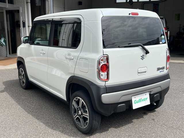 スズキ ハスラー X 長崎県 2016(平28)年 6.5万km クリスタルホワイトP 純正メモリナビ/　・DVD・USB・Bluetooth・フルセグTV/アラウンドビューカメラ/デュアルカメラブレーキサポート/　・衝突軽減システム・車線逸脱警報・先行車発進お知らせ/ETC/Sエネチャージ/アイドリングストップ/純正15インチアルミホイール/純正HIDヘッドライト/純正フォグライト/オートライト/前席シートヒーター/革巻きステアリング/ステアリングスイッチ/純正フロアマット/純正ドアバイザー/電動オート格納ウインカー付ドアミラー/取扱説明書、保証書/スペアスマートキー×1本