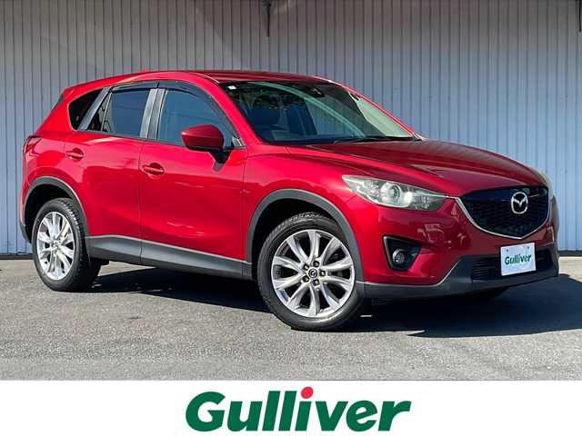 マツダ ＣＸ－５ XD Lパッケージ 長野県 2014(平26)年 8.6万km 赤 ４WD/ブラックレザーシート/純正メモリナビフルセグ TV/バックカメラ/サイドカメラ/BOSEサウンドシステム/純正19インチアルミ/純正エンジンスターター/シートヒーター /保証書・取説/スペアキー