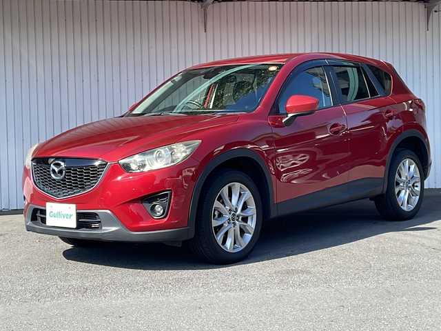 マツダ ＣＸ－５ XD Lパッケージ 長野県 2014(平26)年 8.6万km 赤 ４WD/ブラックレザーシート/純正メモリナビフルセグ TV/バックカメラ/サイドカメラ/BOSEサウンドシステム/純正19インチアルミ/純正エンジンスターター/シートヒーター /保証書・取説/スペアキー