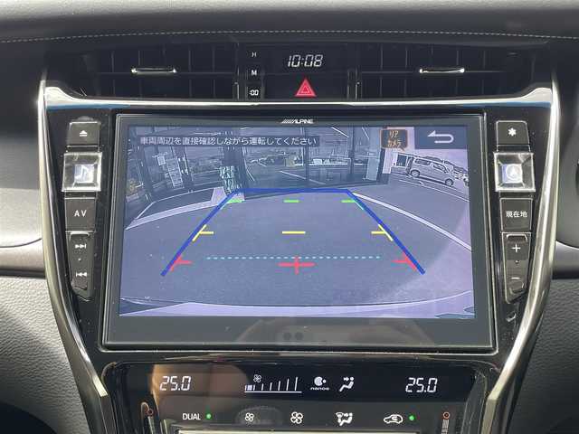 トヨタ ハリアー プレミアム スタイルノアール 愛媛県 2019(令1)年 4万km ブラックマイカ パノラマサンルーフ/ALPINE専用大型ナビ/　CD/DVD/Bluetooth/フルセグTV/バックカメラ/ビルトインETC/プリクラッシュセーフティ/レーンディパーチャーアラート/レーダークルーズコントロール/クリアランスソナー /パワーバックドア/純正18インチAW/ドライブレコーダー/電子パーキングブレーキ/オートホールド/オートライト/三眼LEDヘッドライト/フロントフォグ/スペアキー×1/カードキー×1/ラゲッジマット/プッシュスタート/フロアマット