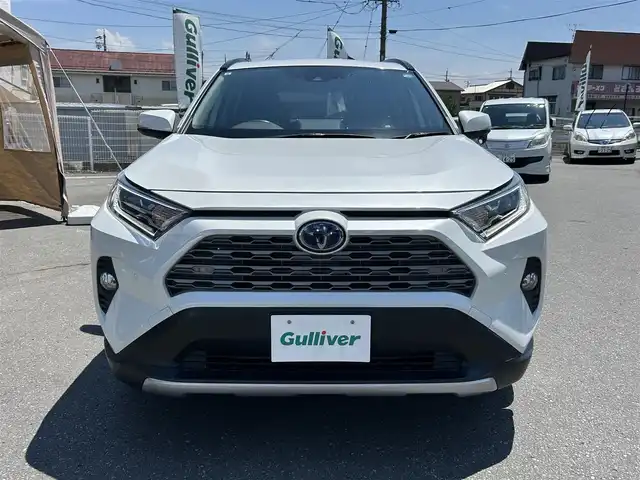 トヨタ ＲＡＶ４ ハイブリットG 長野県 2019(令1)年 11.3万km ホワイトパールクリスタルシャイン 4WD/ワンオーナー/純正ナビ/・Bluetooth/CD/DVD/TV/バックカメラ/純正2.0ETC/電動リアゲート/社外ドライブレコーダー/純正フロアマット/メモリパワーシート/レザーシート/前席シートヒーター/純正18インチAW/前後コーナーセンサー/LEDオートライト/オートマチックハイビーム/ハンドルヒーター/寒冷地仕様/クルーズコントロール追走あり/電格ミラー/ドアバイザー/取り扱い説明書/保証書