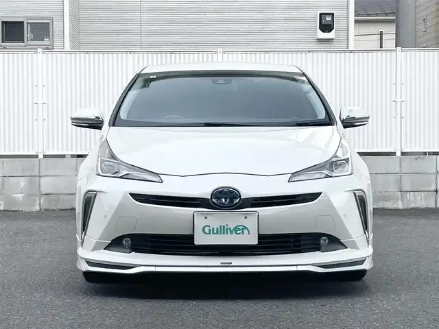トヨタ プリウス A ツーリングセレクション 栃木県 2020(令2)年 2.9万km ホワイトパールクリスタルシャイン ワンオーナー/モデリスタエアロ/純正ナビ/（BT/DVD/CD/フルセグTV/SD）/CD録音/衝突軽減ブレーキ/車線逸脱警報/BSM/RCTA/レーダークルーズコントロール/パーキングアシスト/ヘッドアップディスプレイ/レザーシート/パワーシート/シートヒーター/エンジンスターター/コーナーセンサー/ドライブレコーダー/ETC2.0/ドアバイザー/オートリトラクタブルミラー/オートハイビーム/ドアバイザー/スペアキー/保証書/取説