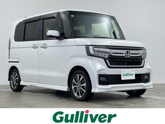ホンダ Ｎ ＢＯＸ カスタム EX 鹿児島県 2021(令3)年 3.7万km プラチナホワイトパール 純正9インチナビ/フルセグＴＶ/ＣＤ/ＤＶＤ/ＦＭ・ＡＭ/両側パワスラ/衝突軽減ブレーキ/レーンアシスト/ドライブレコーダー/クルーズコントロール/チップアップシート/純正フロアマット/ドアバイザー/前席シートヒーター/ＬＥＤヘッドライト